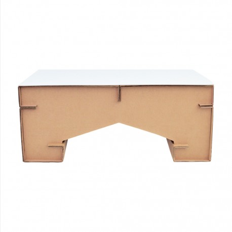 Mesa de Centro M1 con Cubierta D glaf de Cartón Corrugado - Envío Gratuito