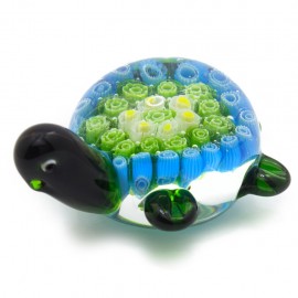 Figura Decorativa de Vidrio Tortuga Verde - Envío Gratuito