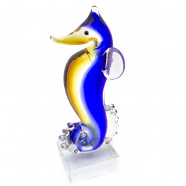 Figura Decorativa de Vidrio Caballito de Mar - Envío Gratuito