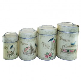 4 Botes decorativos París - Envío Gratuito