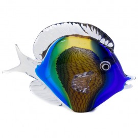Figura Decorativa de Vidrio Pez Colores - Envío Gratuito