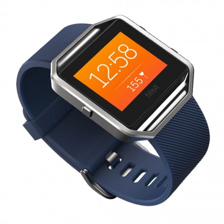 Fitbit Blaze Smart Fitness Watch Blue Silver - Envío Gratuito
