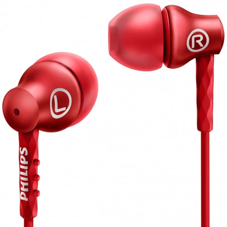 Audífonos Philips SHE8100/RD Rojo - Envío Gratuito