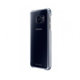 Funda Samsung Clear Cover Black Galaxy S7 - Envío Gratuito