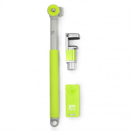 Selfie stick universal para smartphones y cámaras deportivas XSories amarillo gris - Envío Gratuito