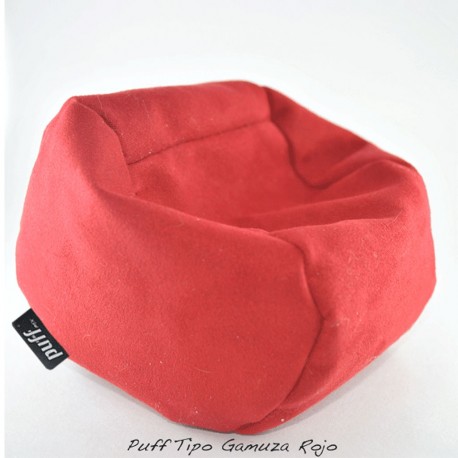 Puff para Celular Acabado de Gamuza Color Rojo - Envío Gratuito