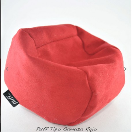 Puff Celular Acabado gamuza color Azul eléctrico - Envío Gratuito