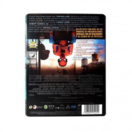 Spider Man De Regreso a Casa Steelbook Blu ray - Envío Gratuito