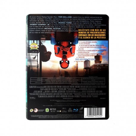 Spider Man De Regreso a Casa Blu ray 3D Blu ray Bonus - Envío Gratuito
