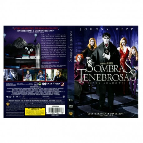 Sombras Tenebrosas. Película en DVD - Envío Gratuito