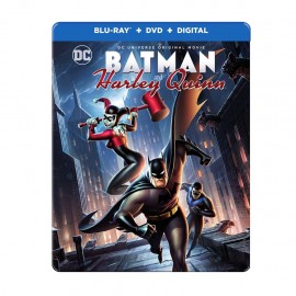Batman & Harley Quinn Steelbook Blu ray DVD - Envío Gratuito