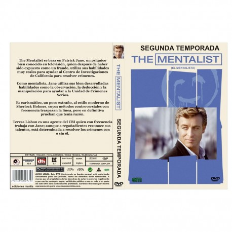 "The Mentalist Temporada 2" Serie Tv DVD - Envío Gratuito