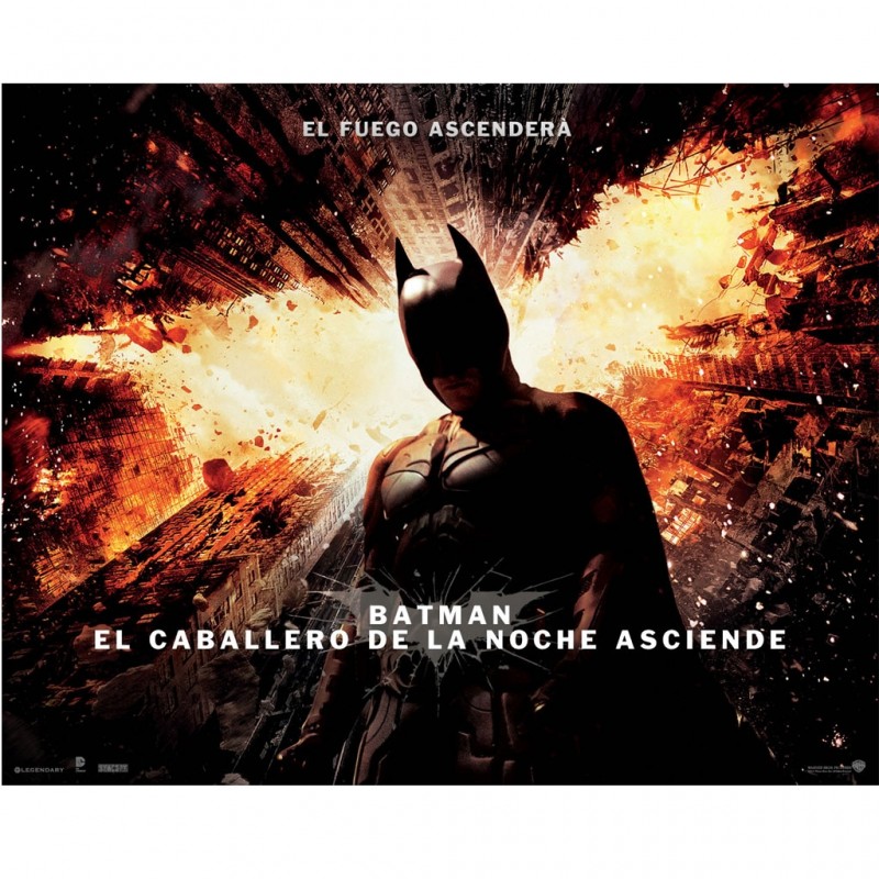 Batman El Caballero de la Noche Asciende Película en Blu Ray DVD