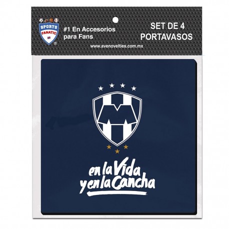 Set de Porta Vasos 4 piezas Rayados - Envío Gratuito